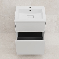 Style Line Тумба под раковину Лима 60 Plus эмаль белая матовая – фотография-7